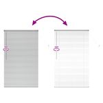 Casa si Gradina - Textile si covoare - Rulouri si jaluzele - Jaluzea pentru Fereastra Argintiu 105 x 175 cm Aluminiu - Infinity.ro