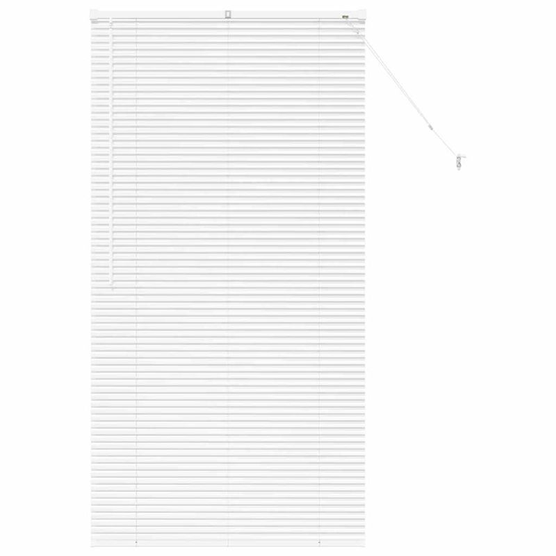 Casa si Gradina - Textile si covoare - Rulouri si jaluzele - Jaluzea pentru Fereastra cu perdele Altele Manual Alb 80 x 130 cm Aluminiu - Infinity.ro