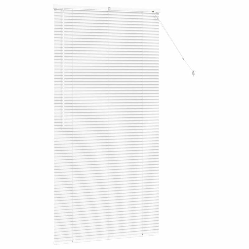 Casa si Gradina - Textile si covoare - Rulouri si jaluzele - Jaluzea pentru Fereastra cu perdele Altele Manual Alb 80 x 130 cm Aluminiu - Infinity.ro