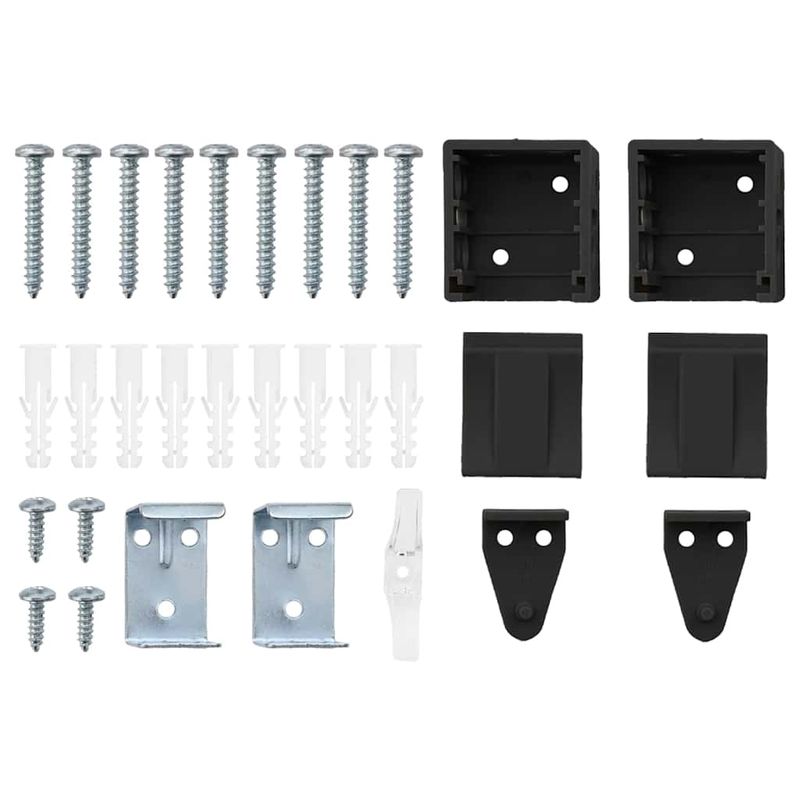 Casa si Gradina - Textile si covoare - Rulouri si jaluzele - Jaluzea pentru Fereastra cu perdele Altele Manual Negru 130 x 130 cm Aluminiu - Infinity.ro