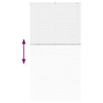 Casa si Gradina - Textile si covoare - Rulouri si jaluzele - Jaluzea pentru Fereastra cu perdele Altele Manual Alb 80 x 130 cm Aluminiu - Infinity.ro