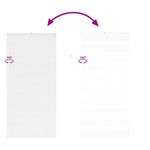 Casa si Gradina - Textile si covoare - Rulouri si jaluzele - Jaluzea pentru Fereastra cu perdele Altele Manual Alb 100 x 220 cm Aluminiu - Infinity.ro