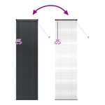 Casa si Gradina - Textile si covoare - Rulouri si jaluzele - Jaluzea pentru Fereastra cu perdele Altele Manual Negru 80 x 130 cm Aluminiu - Infinity.ro