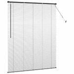 Casa si Gradina - Textile si covoare - Rulouri si jaluzele - Jaluzea pentru Fereastra cu perdele Altele Manual Negru 80 x 130 cm Aluminiu - Infinity.ro