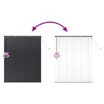 Casa si Gradina - Textile si covoare - Rulouri si jaluzele - Jaluzea pentru Fereastra cu perdele Altele Manual Negru 80 x 130 cm Aluminiu - Infinity.ro