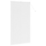 Casa si Gradina - Textile si covoare - Rulouri si jaluzele - Jaluzea pentru Fereastra cu perdele Altele Manual Alb 120 x 220 cm Aluminiu - Infinity.ro