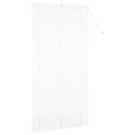 Casa si Gradina - Textile si covoare - Rulouri si jaluzele - Jaluzea pentru Fereastra cu perdele Altele Manual Alb 120 x 220 cm Aluminiu - Infinity.ro