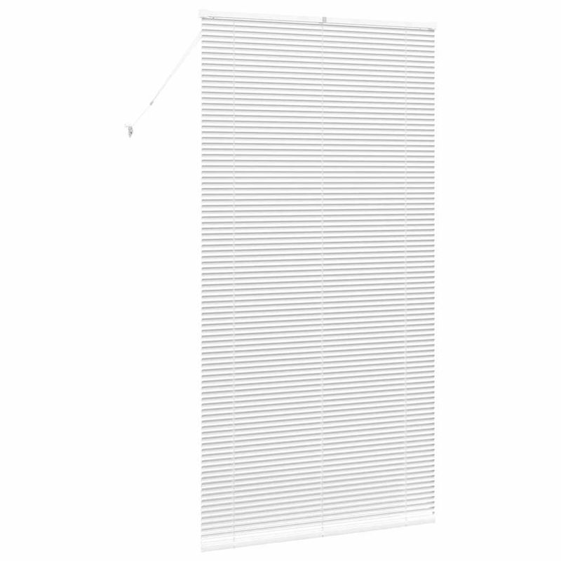 Casa si Gradina - Textile si covoare - Rulouri si jaluzele - Jaluzea pentru Fereastra cu perdele Altele Manual Alb 120 x 220 cm Aluminiu - Infinity.ro