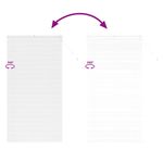 Casa si Gradina - Textile si covoare - Rulouri si jaluzele - Jaluzea pentru Fereastra cu perdele Altele Manual Alb 120 x 220 cm Aluminiu - Infinity.ro