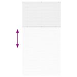 Casa si Gradina - Textile si covoare - Rulouri si jaluzele - Jaluzea pentru Fereastra cu perdele Altele Manual Alb 120 x 220 cm Aluminiu - Infinity.ro