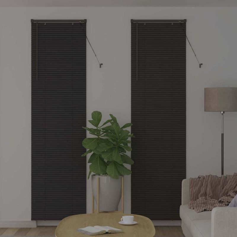 Casa si Gradina - Textile si covoare - Rulouri si jaluzele - Jaluzea pentru Fereastra Gri inchis 60 x 220 cm Aluminiu - Infinity.ro
