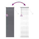 Casa si Gradina - Textile si covoare - Rulouri si jaluzele - Jaluzea pentru Fereastra Gri inchis 60 x 220 cm Aluminiu - Infinity.ro