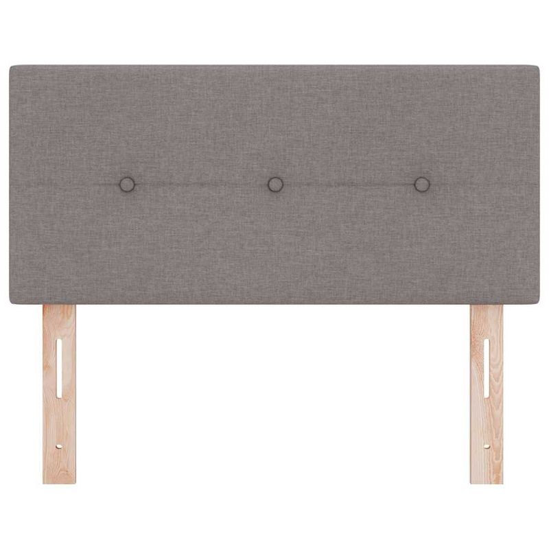 Casa si Gradina - Mobilier - Paturi si accesorii - Accesorii paturi - Tablie de pat cu nasturi taupe 80 cm textil - Infinity.ro