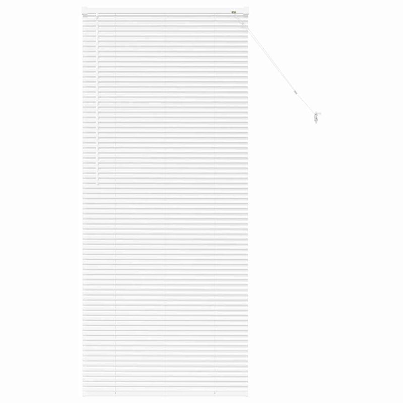 Casa si Gradina - Textile si covoare - Rulouri si jaluzele - Jaluzea pentru Fereastra cu perdele Altele Manual Alb 80 x 175 cm Aluminiu - Infinity.ro