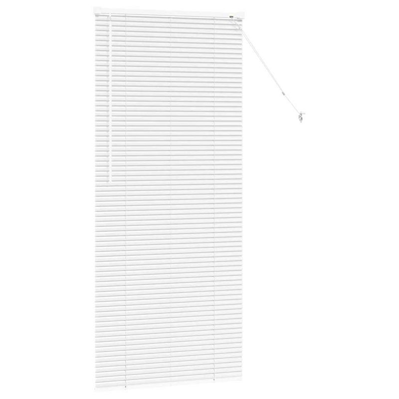 Casa si Gradina - Textile si covoare - Rulouri si jaluzele - Jaluzea pentru Fereastra cu perdele Altele Manual Alb 80 x 175 cm Aluminiu - Infinity.ro