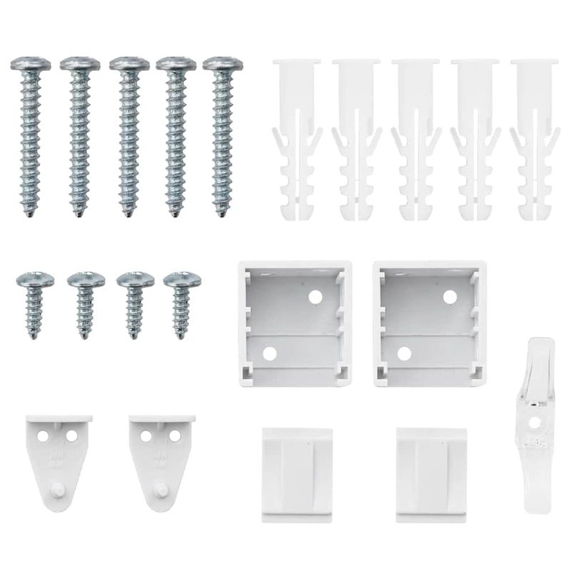 Casa si Gradina - Textile si covoare - Rulouri si jaluzele - Jaluzea pentru Fereastra cu perdele Altele Manual Alb 80 x 175 cm Aluminiu - Infinity.ro