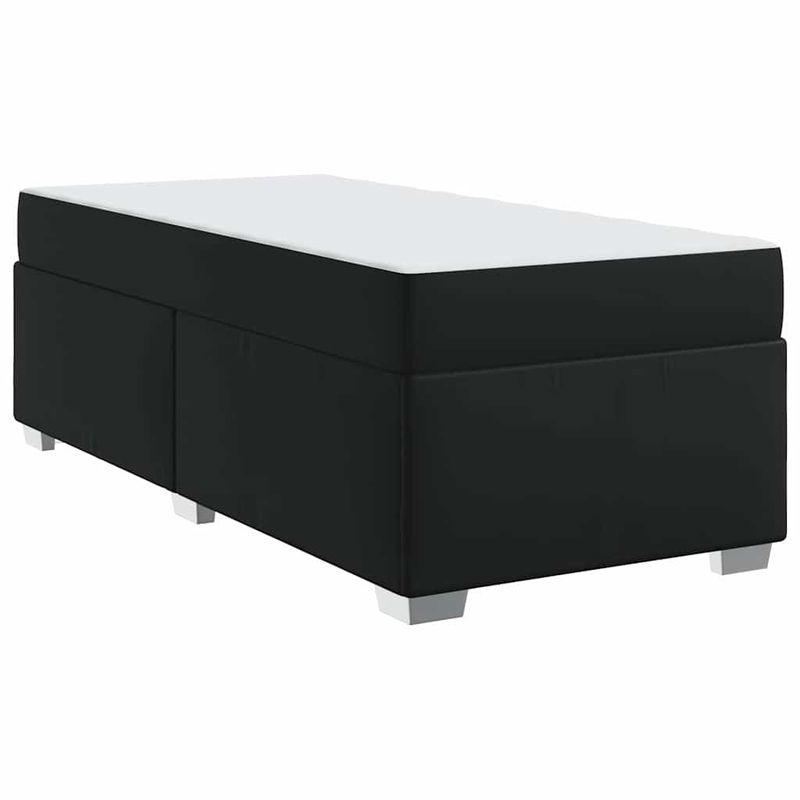 Casa si Gradina - Mobilier - Paturi si accesorii - Paturi - Cadru de pat Altele Negru 90 x 200 cm Piele artificiala - Infinity.ro