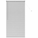 Casa si Gradina - Textile si covoare - Rulouri si jaluzele - Jaluzea pentru Fereastra Argintiu 80 x 130 cm Aluminiu - Infinity.ro