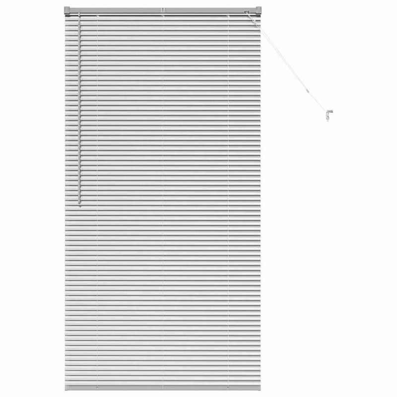 Casa si Gradina - Textile si covoare - Rulouri si jaluzele - Jaluzea pentru Fereastra Argintiu 80 x 130 cm Aluminiu - Infinity.ro