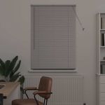 Casa si Gradina - Textile si covoare - Rulouri si jaluzele - Jaluzea pentru Fereastra Argintiu 80 x 130 cm Aluminiu - Infinity.ro