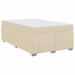 Casa si Gradina - Mobilier - Paturi si accesorii - Paturi - Cadru de pat Altele Crem 120 x 190 cm tesatura - Infinity.ro