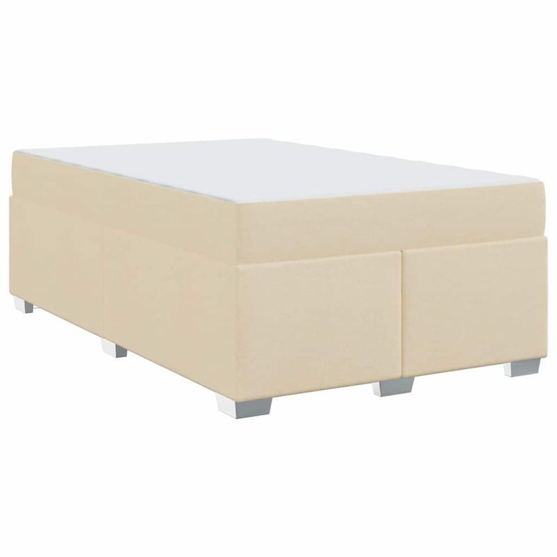 Casa si Gradina - Mobilier - Paturi si accesorii - Paturi - Cadru de pat Altele Crem 120 x 190 cm tesatura - Infinity.ro