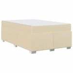 Casa si Gradina - Mobilier - Paturi si accesorii - Paturi - Cadru de pat Altele Crem 120 x 190 cm tesatura - Infinity.ro