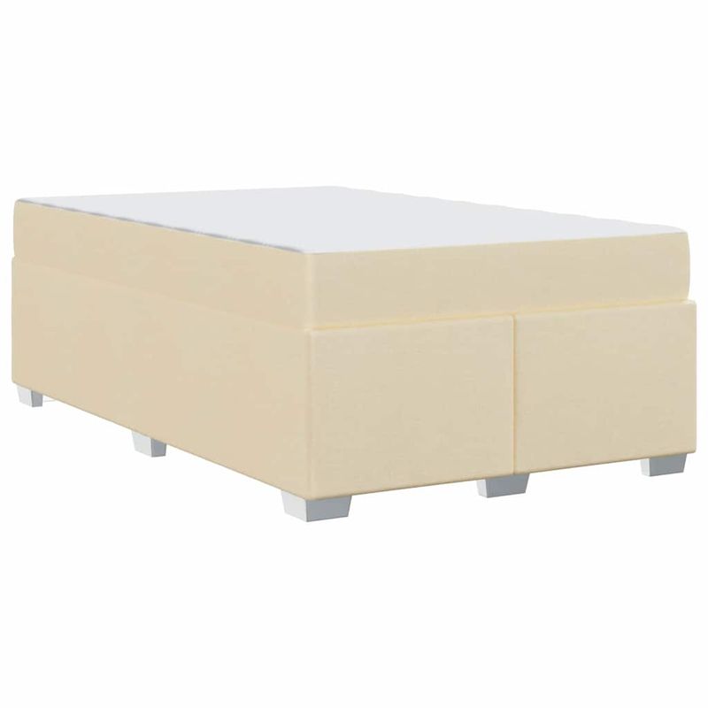 Casa si Gradina - Mobilier - Paturi si accesorii - Paturi - Cadru de pat Altele Crem 120 x 190 cm tesatura - Infinity.ro