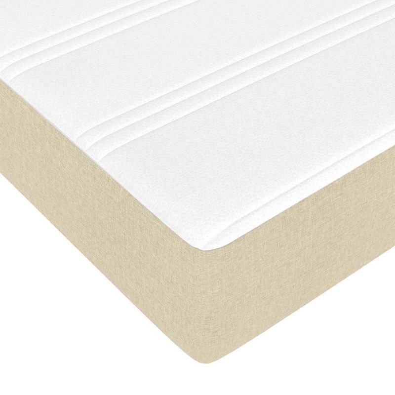 Casa si Gradina - Mobilier - Paturi si accesorii - Paturi - Cadru de pat Altele Crem 120 x 190 cm tesatura - Infinity.ro