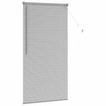 Casa si Gradina - Textile si covoare - Rulouri si jaluzele - Jaluzea pentru Fereastra Argintiu 80 x 130 cm Aluminiu - Infinity.ro