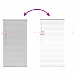 Casa si Gradina - Textile si covoare - Rulouri si jaluzele - Jaluzea pentru Fereastra Argintiu 80 x 130 cm Aluminiu - Infinity.ro