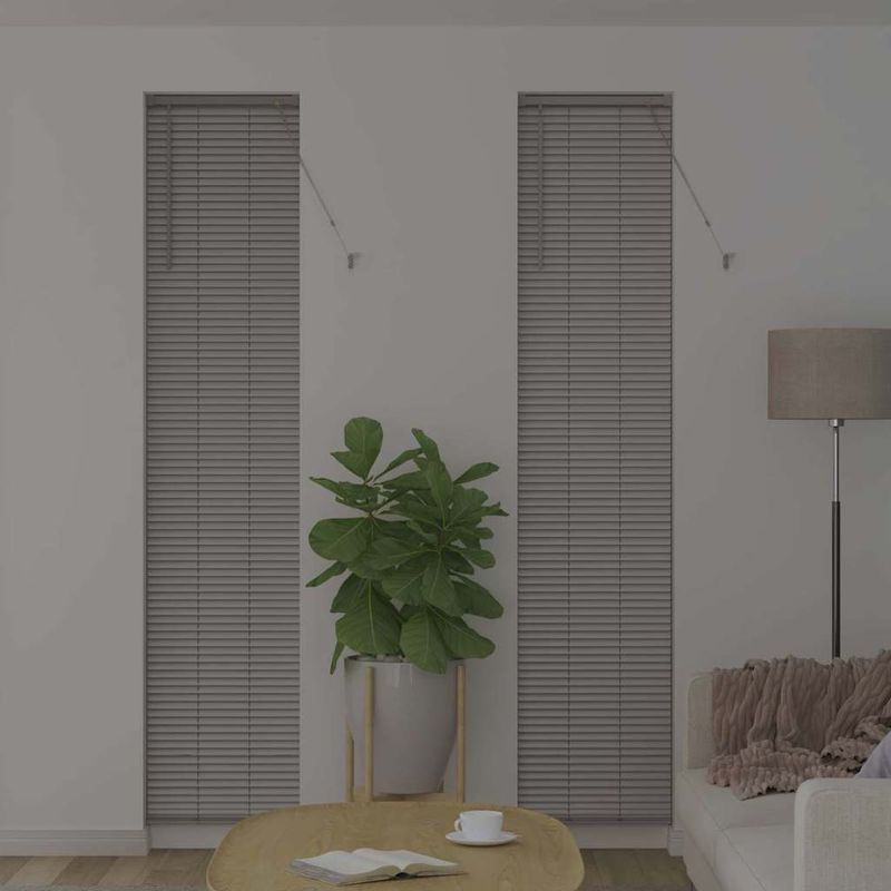 Casa si Gradina - Textile si covoare - Rulouri si jaluzele - Jaluzea pentru Fereastra Argintiu 80 x 130 cm Aluminiu - Infinity.ro