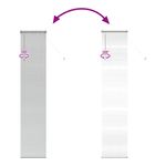 Casa si Gradina - Textile si covoare - Rulouri si jaluzele - Jaluzea pentru Fereastra Argintiu 80 x 130 cm Aluminiu - Infinity.ro