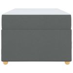 Casa si Gradina - Mobilier - Paturi si accesorii - Paturi - Cadru de pat cu saltea Altele Gri inchis 90 x 190 cm tesatura - Infinity.ro