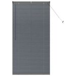 Casa si Gradina - Textile si covoare - Rulouri si jaluzele - Jaluzea pentru Fereastra Gri inchis 85 x 175 cm Aluminiu - Infinity.ro