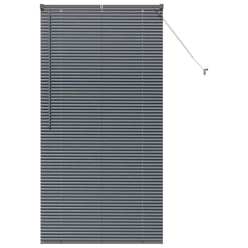 Casa si Gradina - Textile si covoare - Rulouri si jaluzele - Jaluzea pentru Fereastra Gri inchis 85 x 175 cm Aluminiu - Infinity.ro