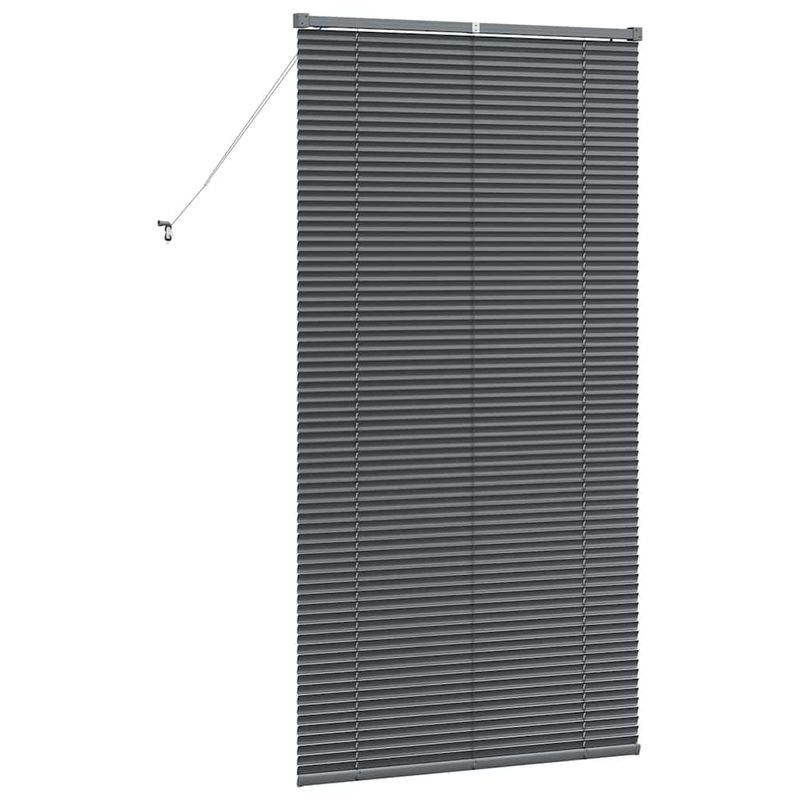 Casa si Gradina - Textile si covoare - Rulouri si jaluzele - Jaluzea pentru Fereastra Gri inchis 85 x 175 cm Aluminiu - Infinity.ro