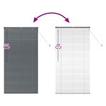 Casa si Gradina - Textile si covoare - Rulouri si jaluzele - Jaluzea pentru Fereastra Gri inchis 85 x 175 cm Aluminiu - Infinity.ro