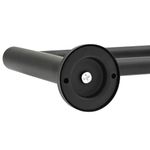 Casa si Gradina - Sanitare - Suporturi si accesorii baie - Suporturi baie - Suport pentru prosoape Negru 61 x 14.5 x 5 cm Otel inoxidabil - Infinity.ro