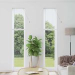 Casa si Gradina - Textile si covoare - Rulouri si jaluzele - Jaluzea pentru Fereastra cu perdele Altele Manual Alb 80 x 130 cm Aluminiu - Infinity.ro