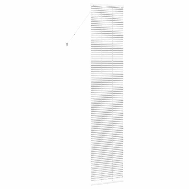 Casa si Gradina - Textile si covoare - Rulouri si jaluzele - Jaluzea pentru Fereastra cu perdele Altele Manual Alb 80 x 130 cm Aluminiu - Infinity.ro