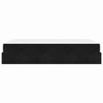Casa si Gradina - Mobilier - Paturi si accesorii - Paturi - Cadru de pat cu depozitare Negru 120 x 200 cm Catifea - Infinity.ro