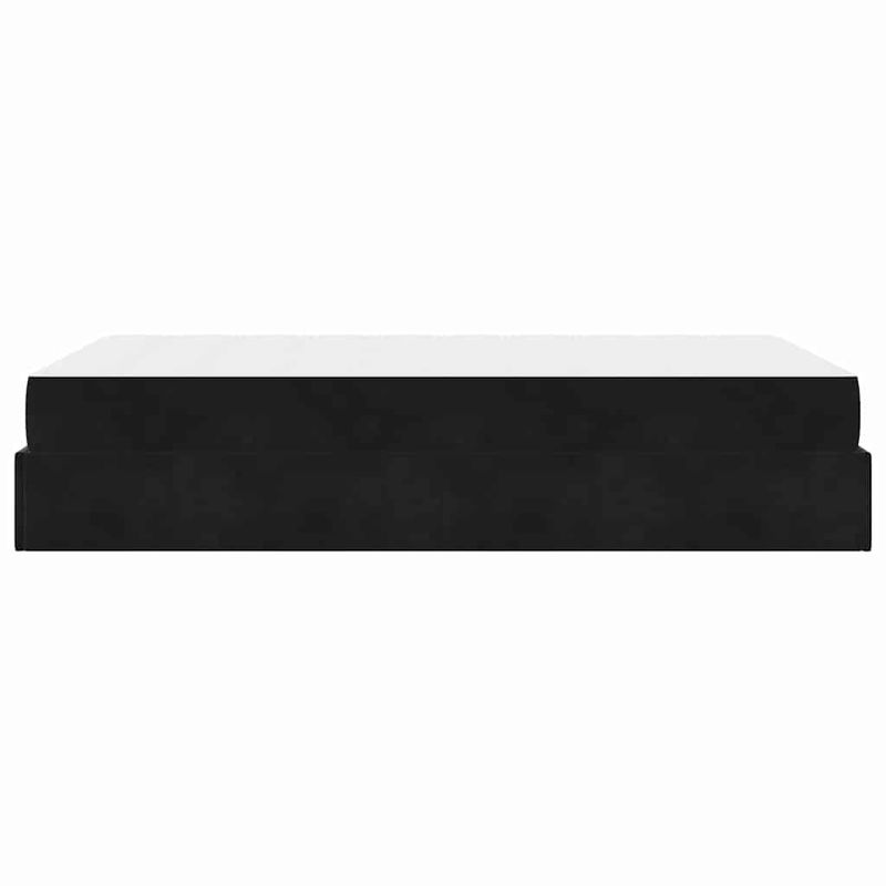 Casa si Gradina - Mobilier - Paturi si accesorii - Paturi - Cadru de pat cu depozitare Negru 120 x 200 cm Catifea - Infinity.ro