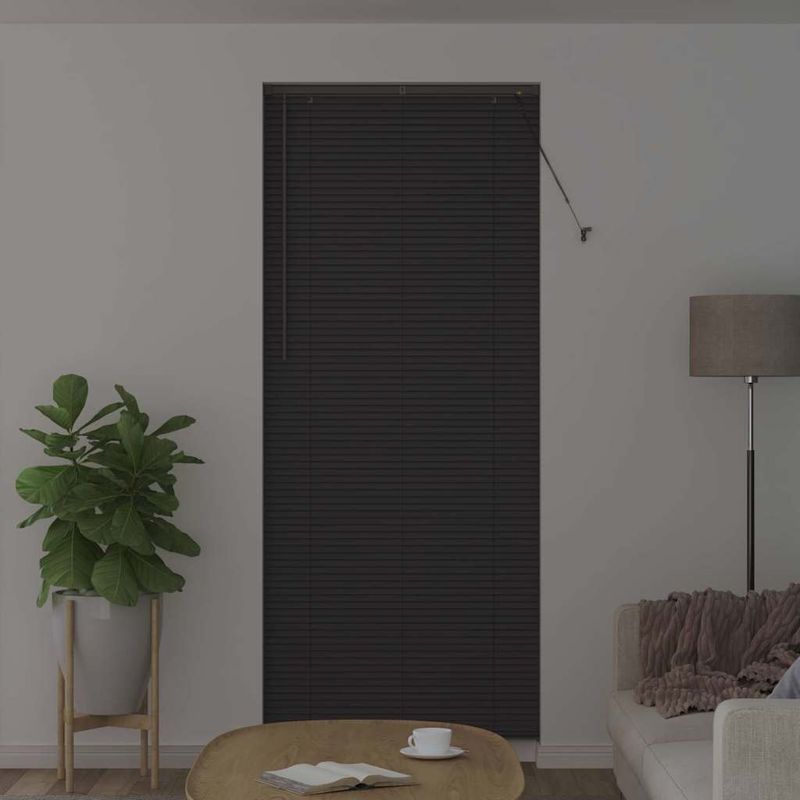 Casa si Gradina - Textile si covoare - Rulouri si jaluzele - Jaluzea pentru Fereastra Gri inchis 80 x 130 cm Aluminiu - Infinity.ro
