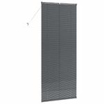 Casa si Gradina - Textile si covoare - Rulouri si jaluzele - Jaluzea pentru Fereastra Gri inchis 80 x 130 cm Aluminiu - Infinity.ro