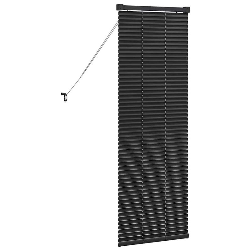 Casa si Gradina - Textile si covoare - Rulouri si jaluzele - Jaluzea pentru Fereastra cu perdele Altele Manual Negru 80 x 130 cm Aluminiu - Infinity.ro