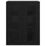 Casa si Gradina - Mobilier - Comode si corpuri - Comode - Dulap montat pe perete cu raft Pe perete Stejar negru 69.5 x 34 x 90 cm - Infinity.ro