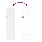 Casa si Gradina - Textile si covoare - Rulouri si jaluzele - Jaluzea pentru Fereastra cu perdele Altele Manual Alb 80 x 130 cm Aluminiu - Infinity.ro