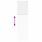 Casa si Gradina - Textile si covoare - Rulouri si jaluzele - Jaluzea pentru Fereastra cu perdele Altele Manual Alb 80 x 130 cm Aluminiu - Infinity.ro