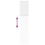 Casa si Gradina - Textile si covoare - Rulouri si jaluzele - Jaluzea pentru Fereastra cu perdele Altele Manual Alb 80 x 130 cm Aluminiu - Infinity.ro